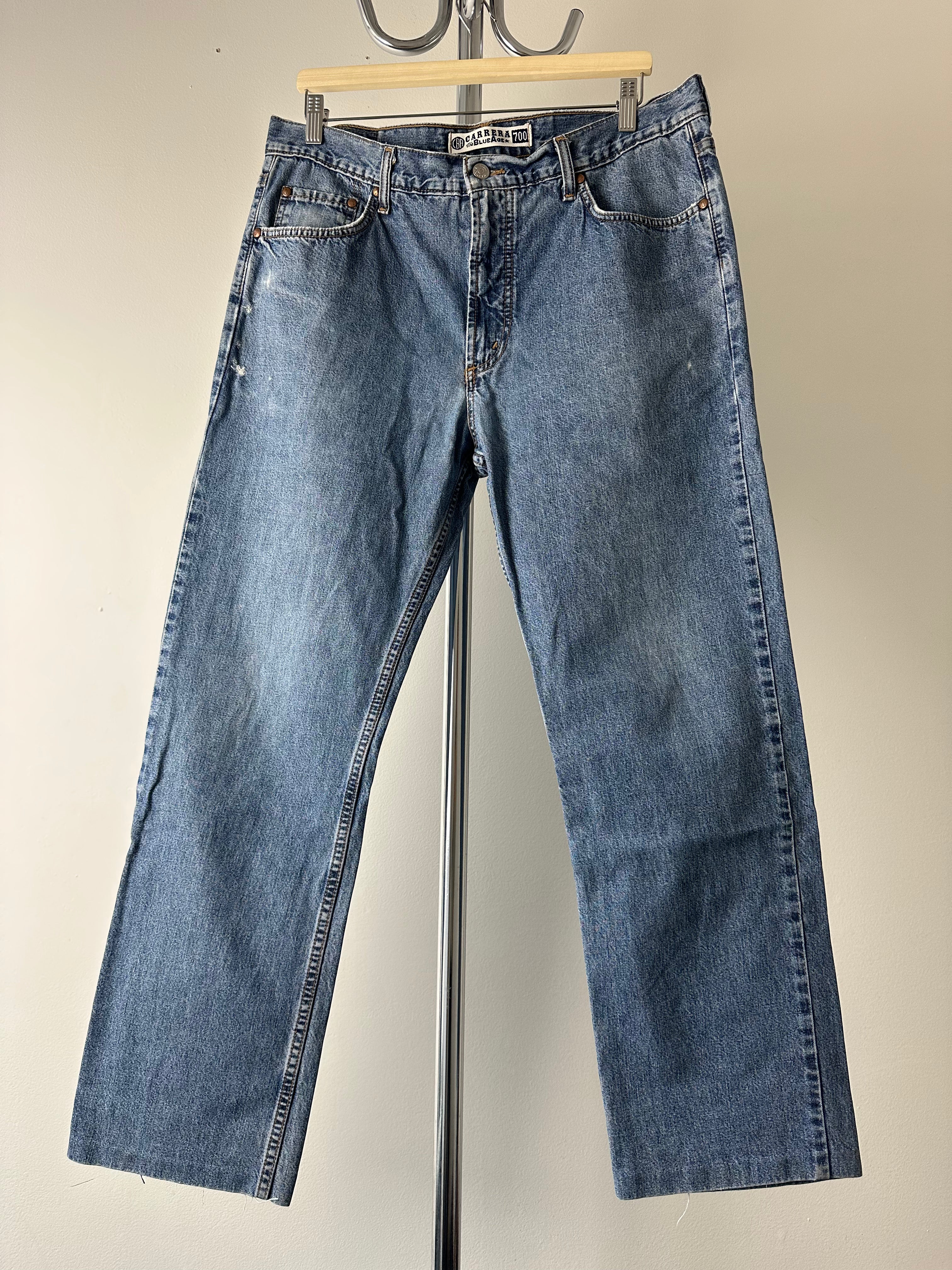 Vintage 1990s Carrera Denim Pants - size 36x30