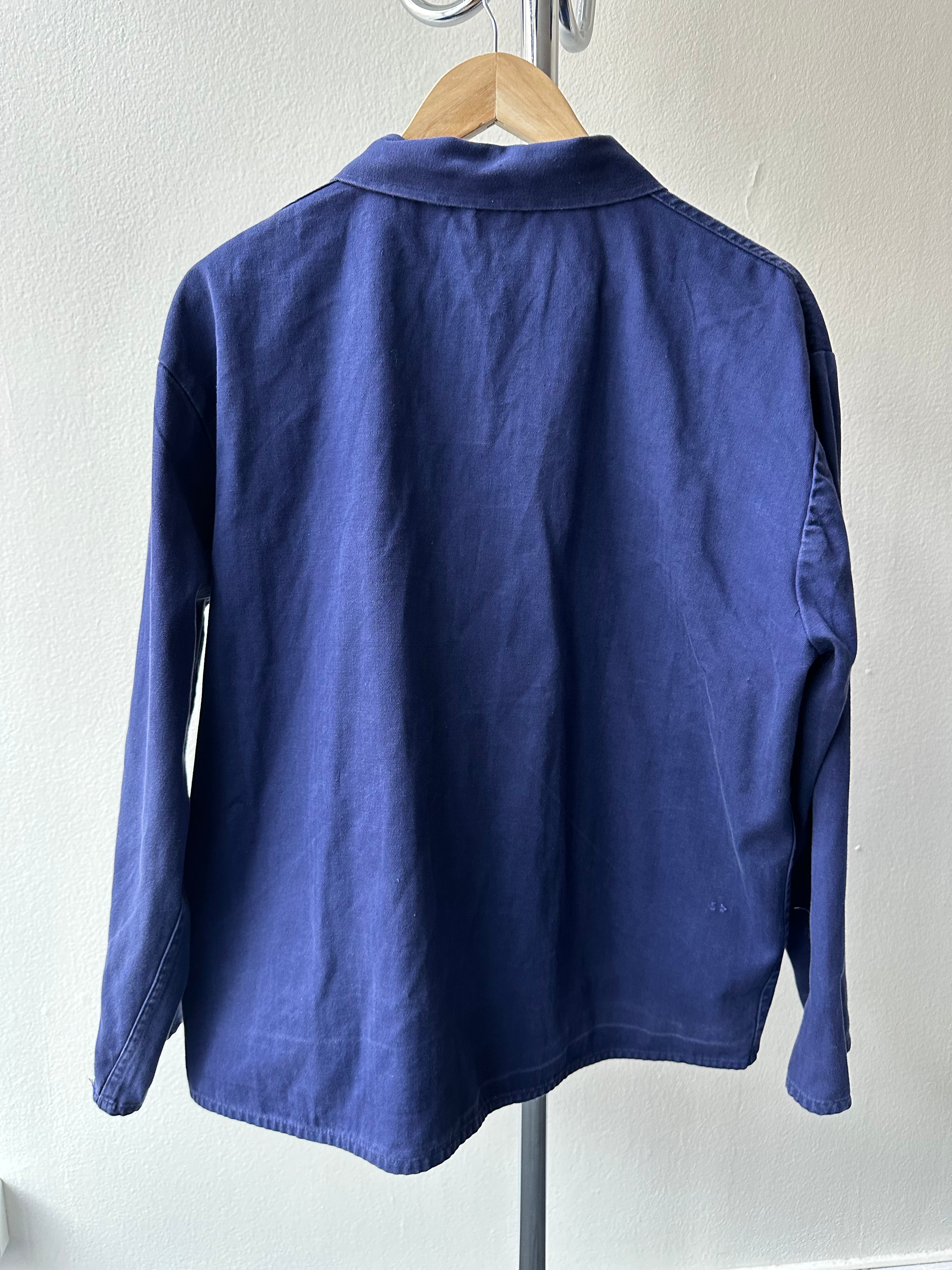 Vintage 1970s French Workwear Chore Jacket - size XL