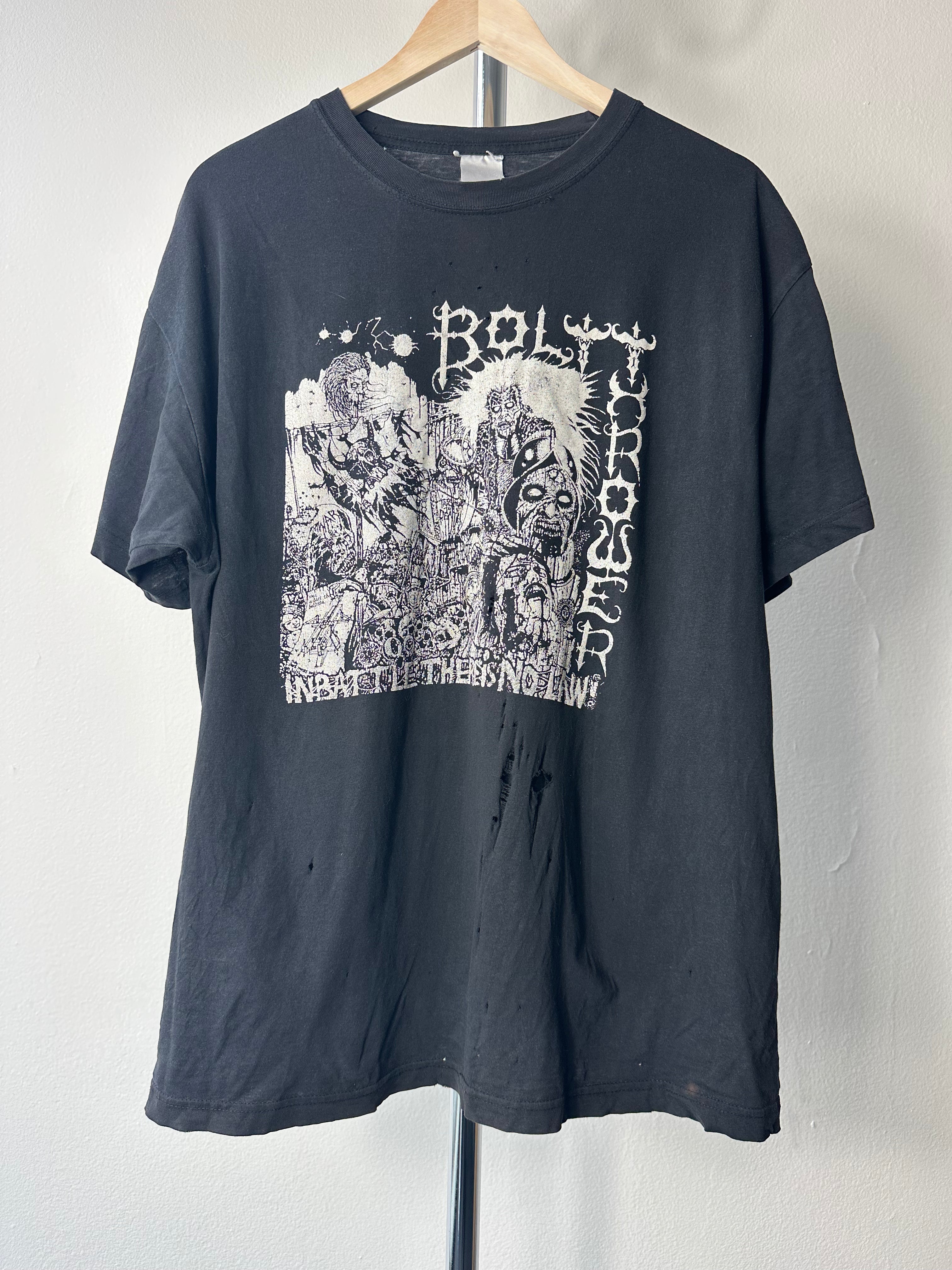 Vintage 1990s Bolt Thrower "In Battle There Is No Law" T-shirt - size XL