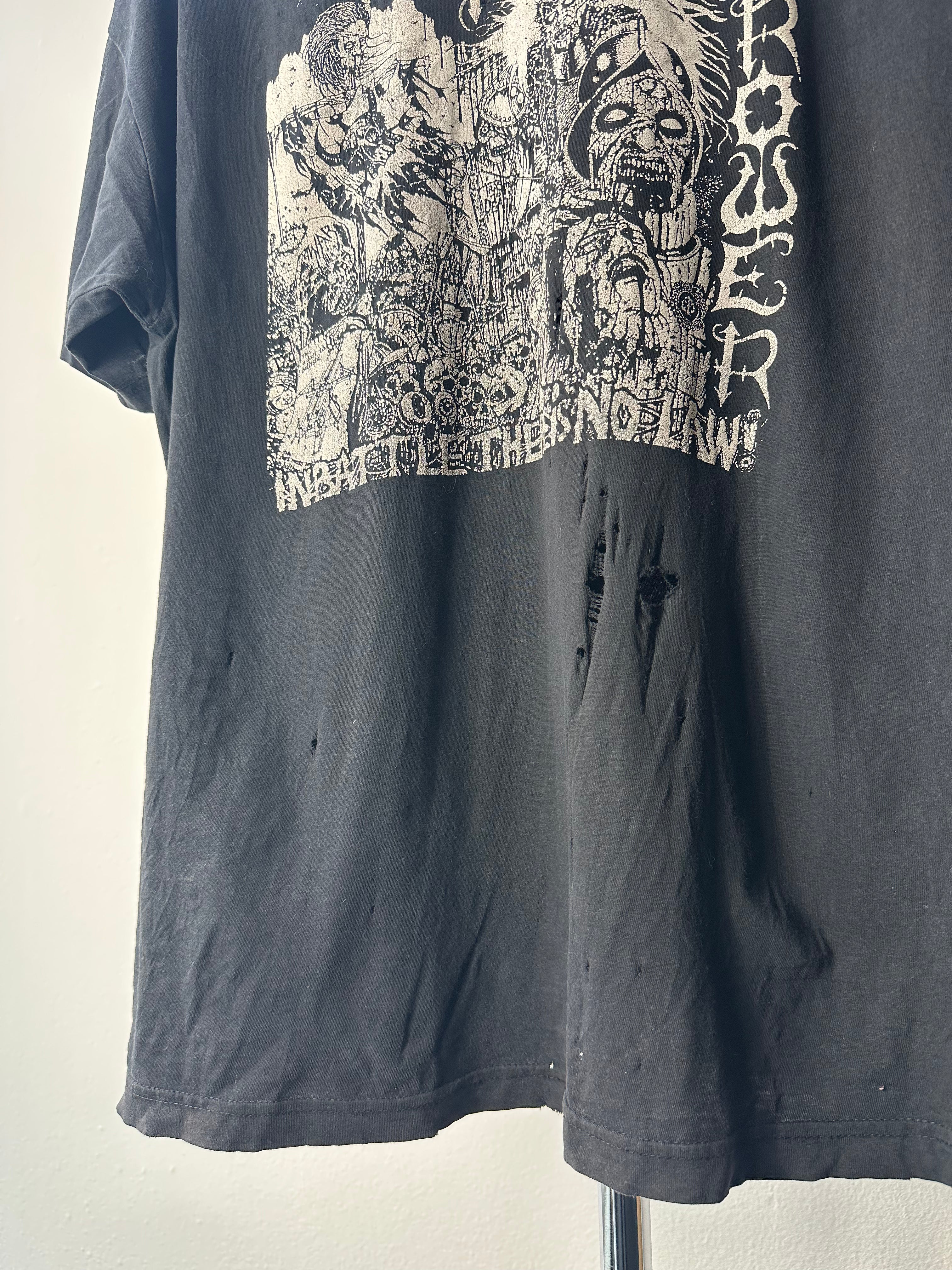 Vintage 1990s Bolt Thrower "In Battle There Is No Law" T-shirt - size XL