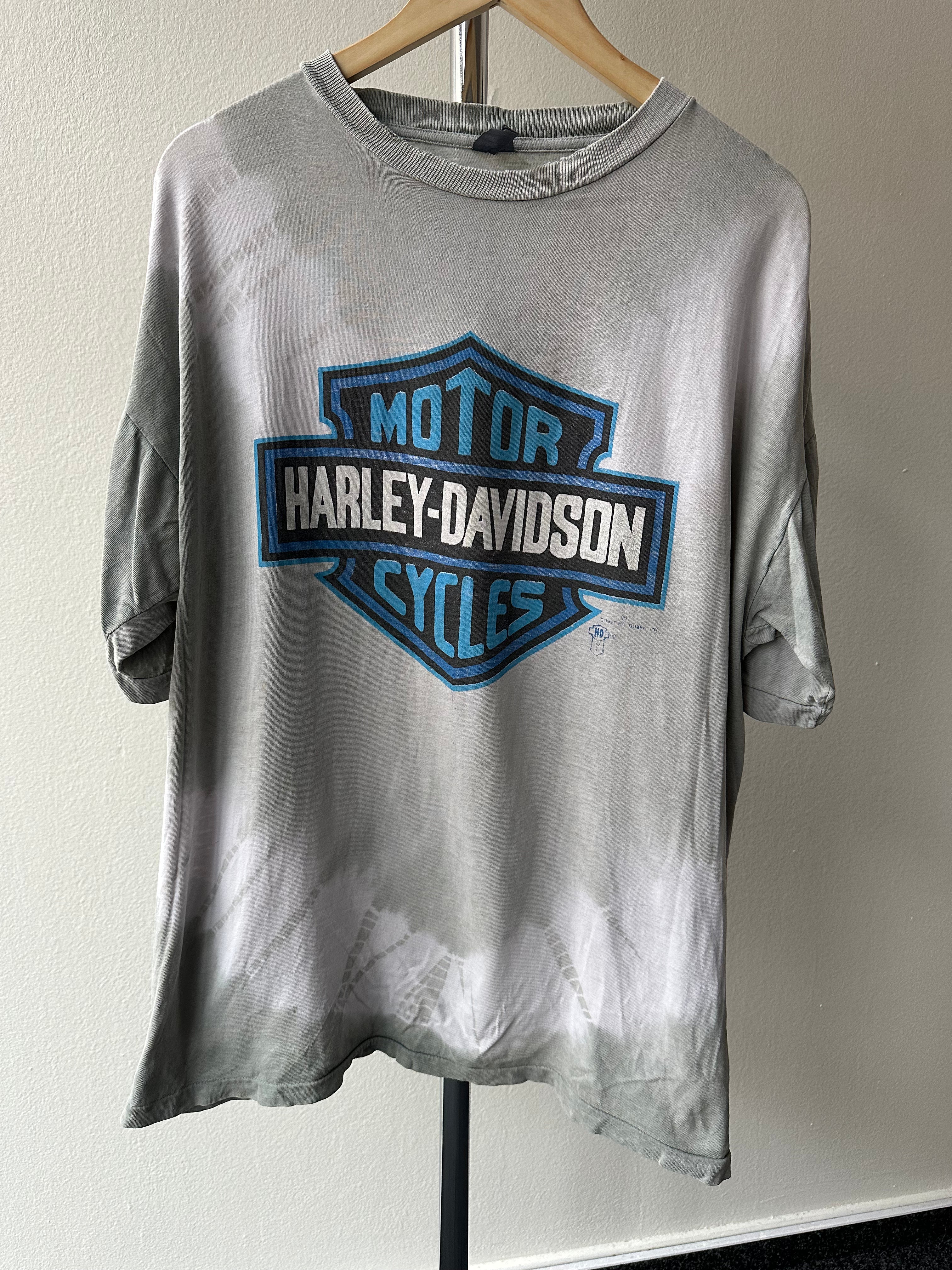 Vintage Harley Davidson Tie Dye 1991 T-shirt - size XL