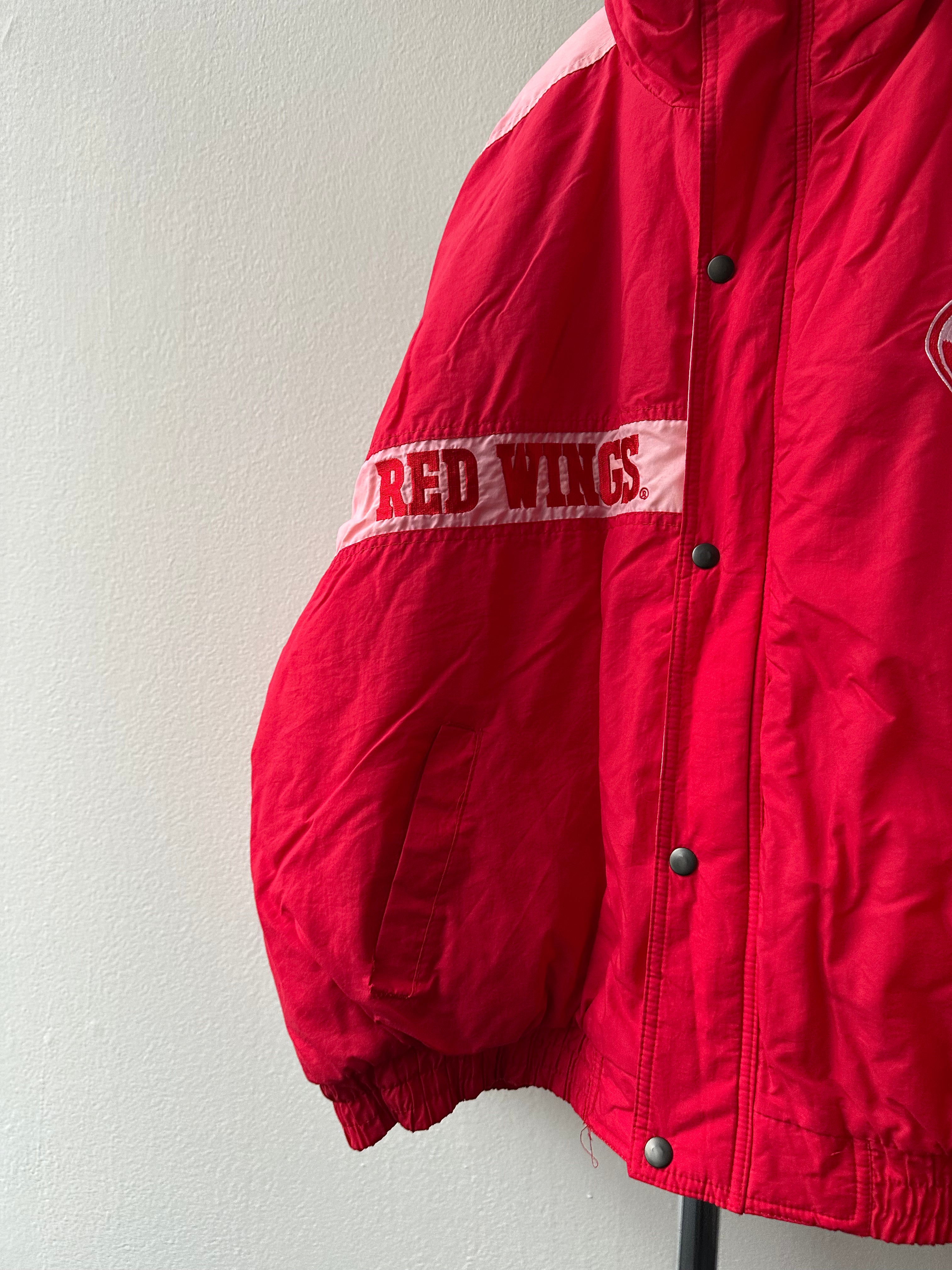 Vintage 1990s Red Wings NHL Padded Jacket - size XXXL