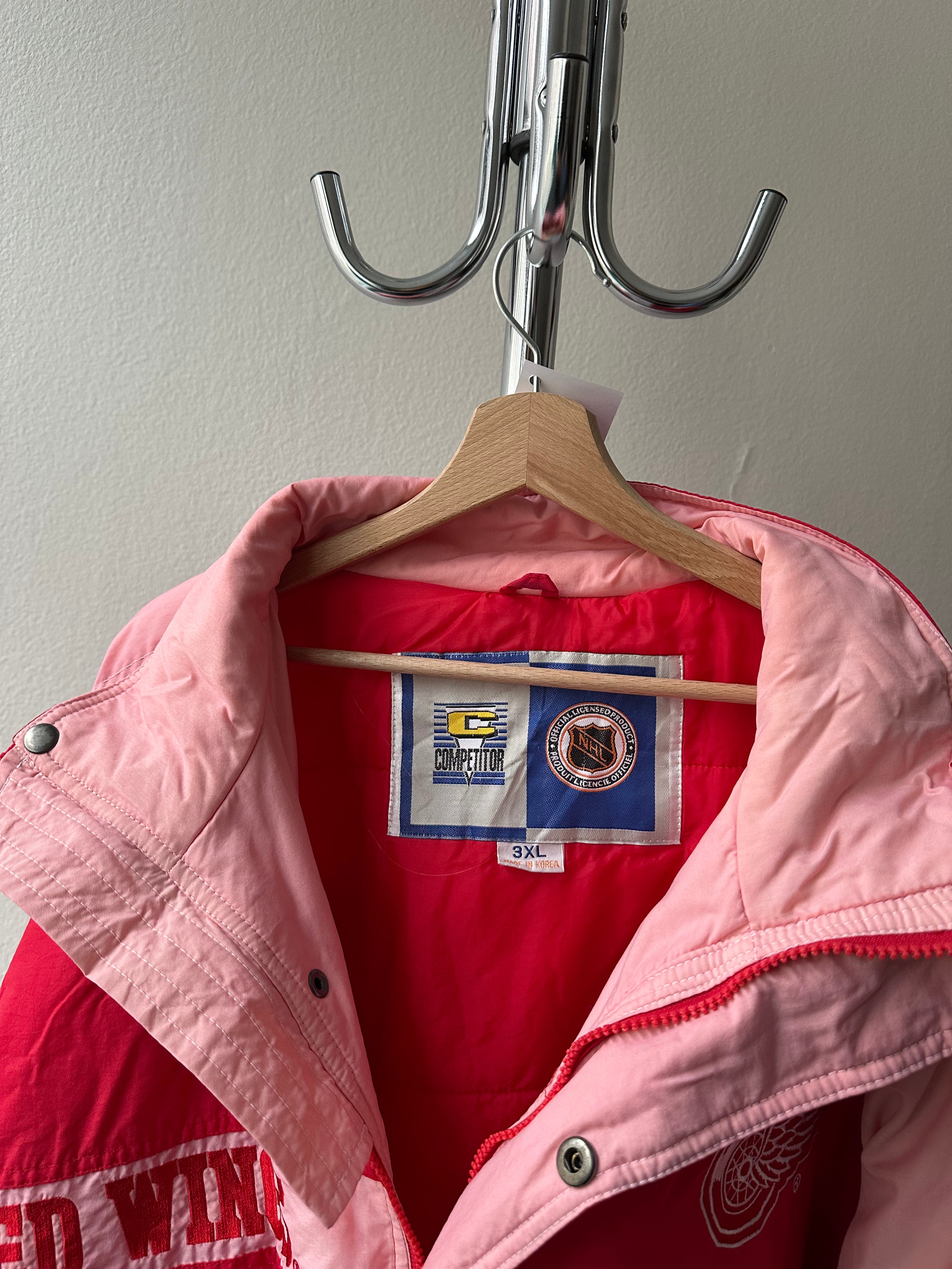 Vintage 1990s Red Wings NHL Padded Jacket - size XXXL