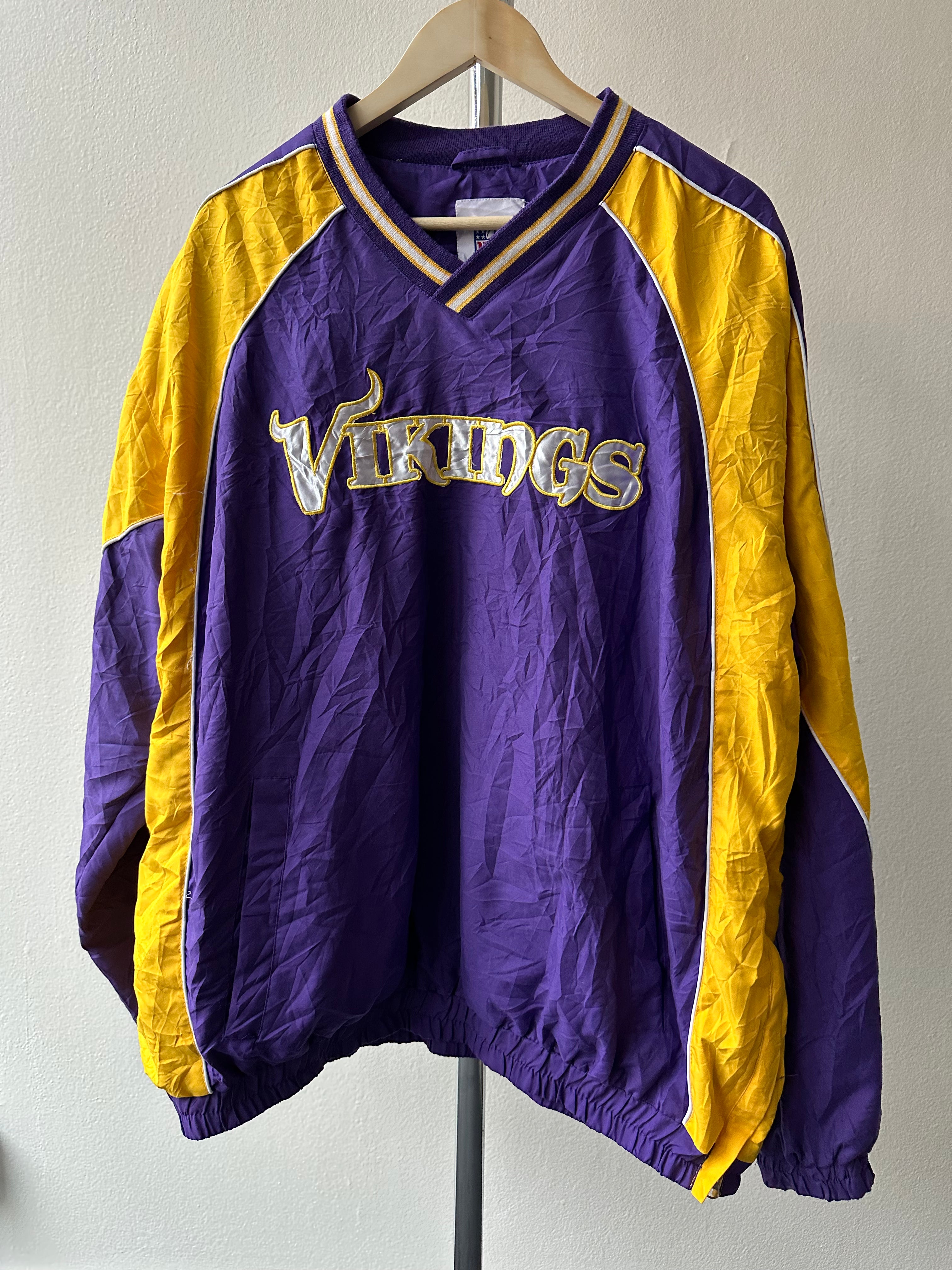 Vintage Viking NFL Pullover Jacket - size XXL