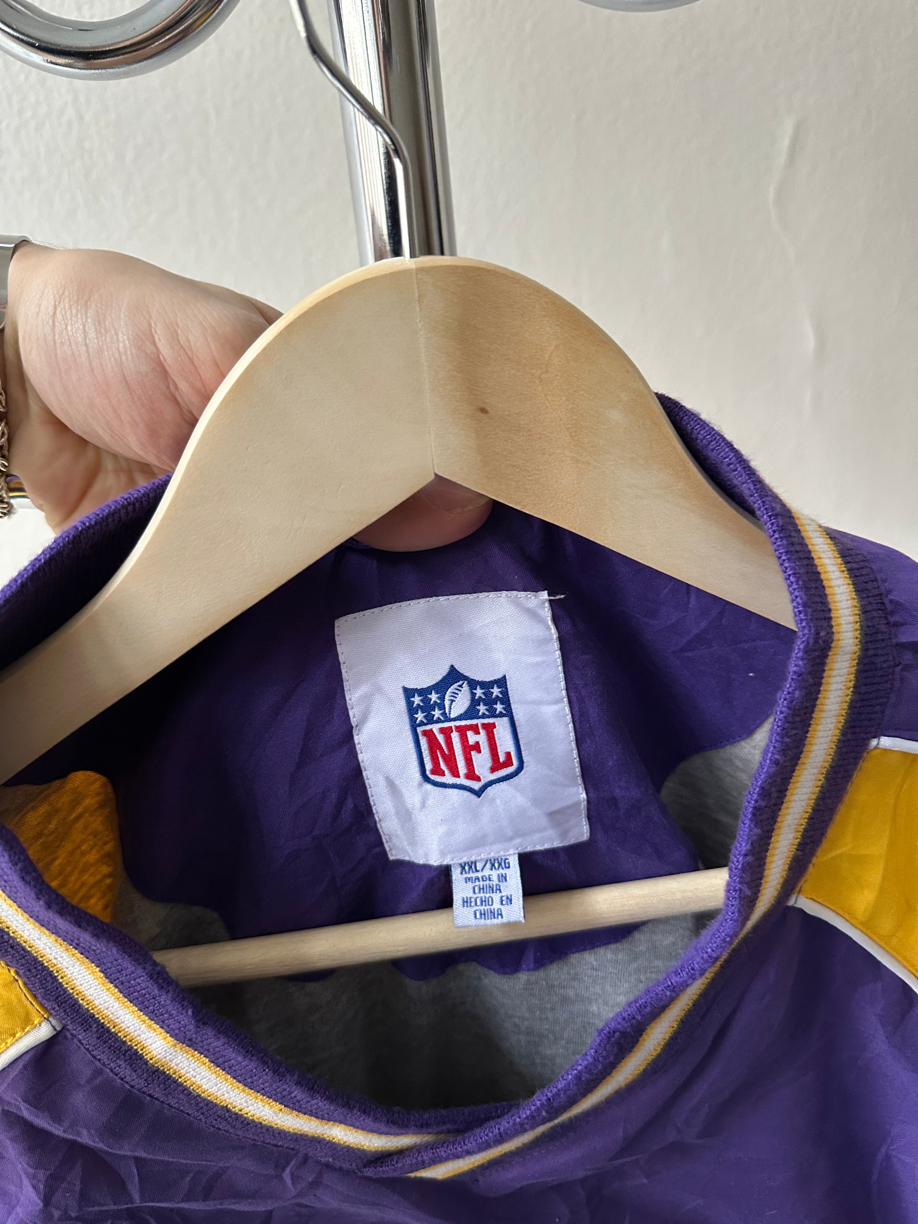 Vintage Viking NFL Pullover Jacket - size XXL