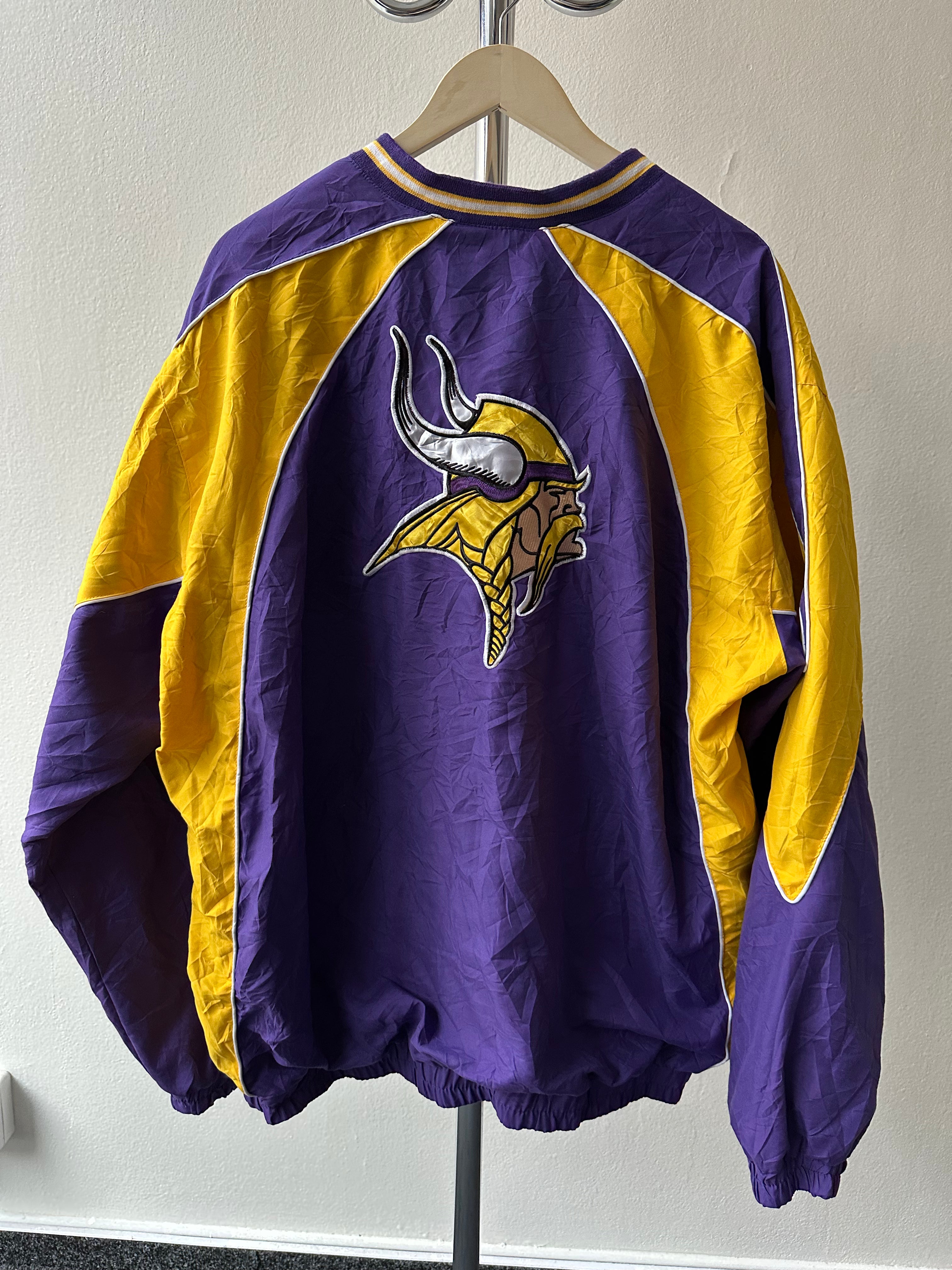 Vintage Viking NFL Pullover Jacket - size XXL