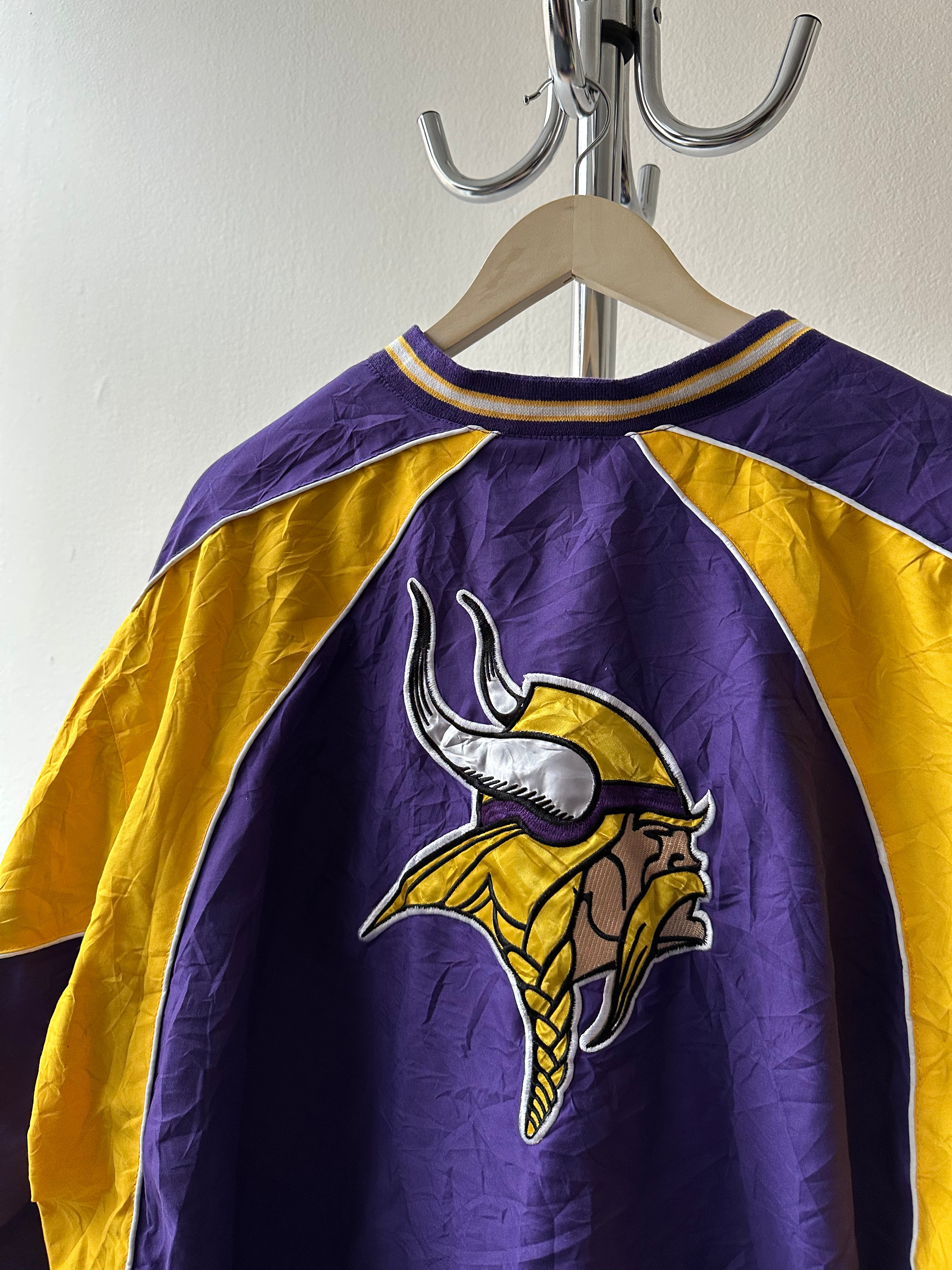 Vintage Viking NFL Pullover Jacket - size XXL