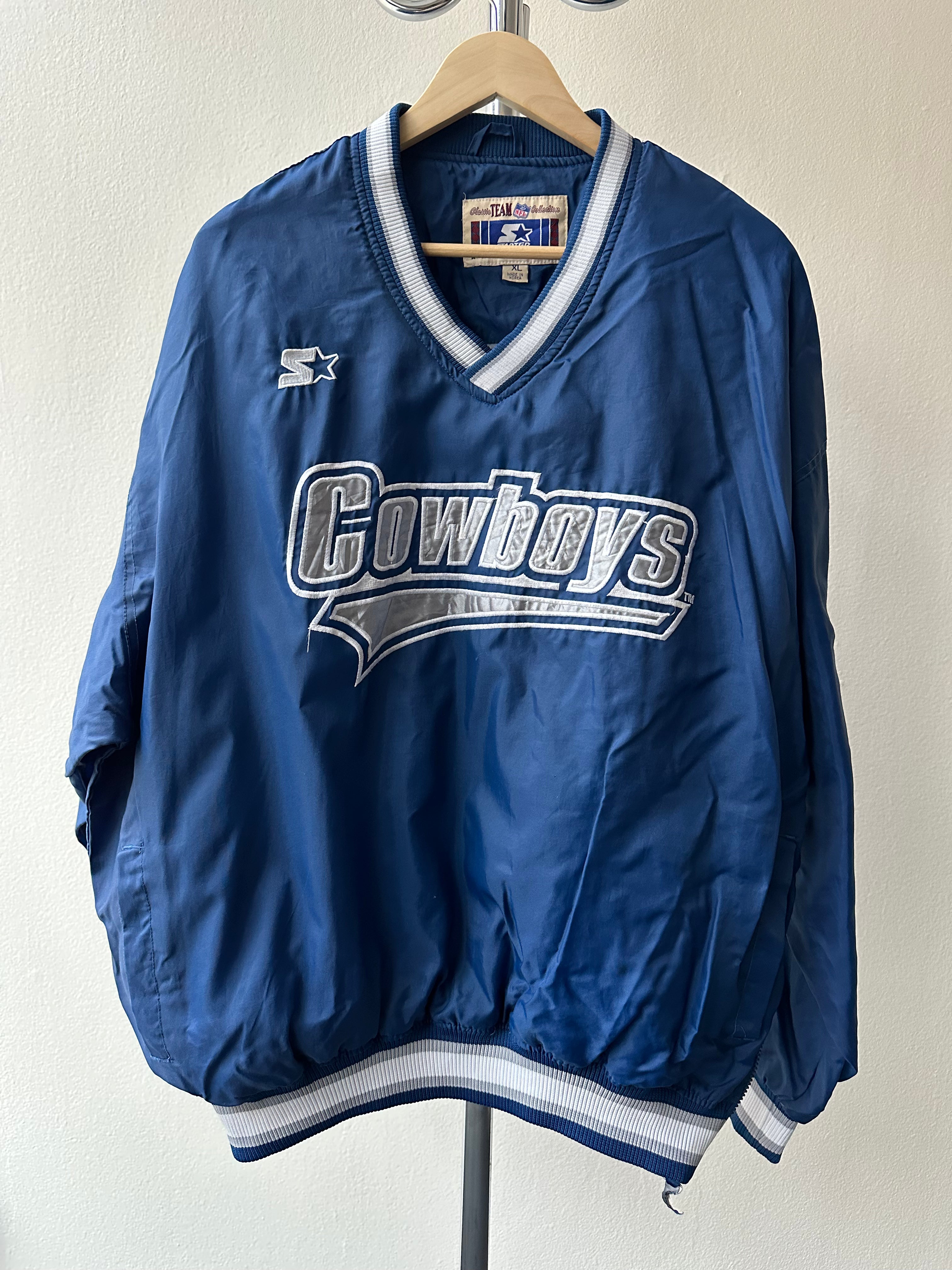 Vintage 1990s Dallas Cowboys Starter Pullover Jacket - size XL