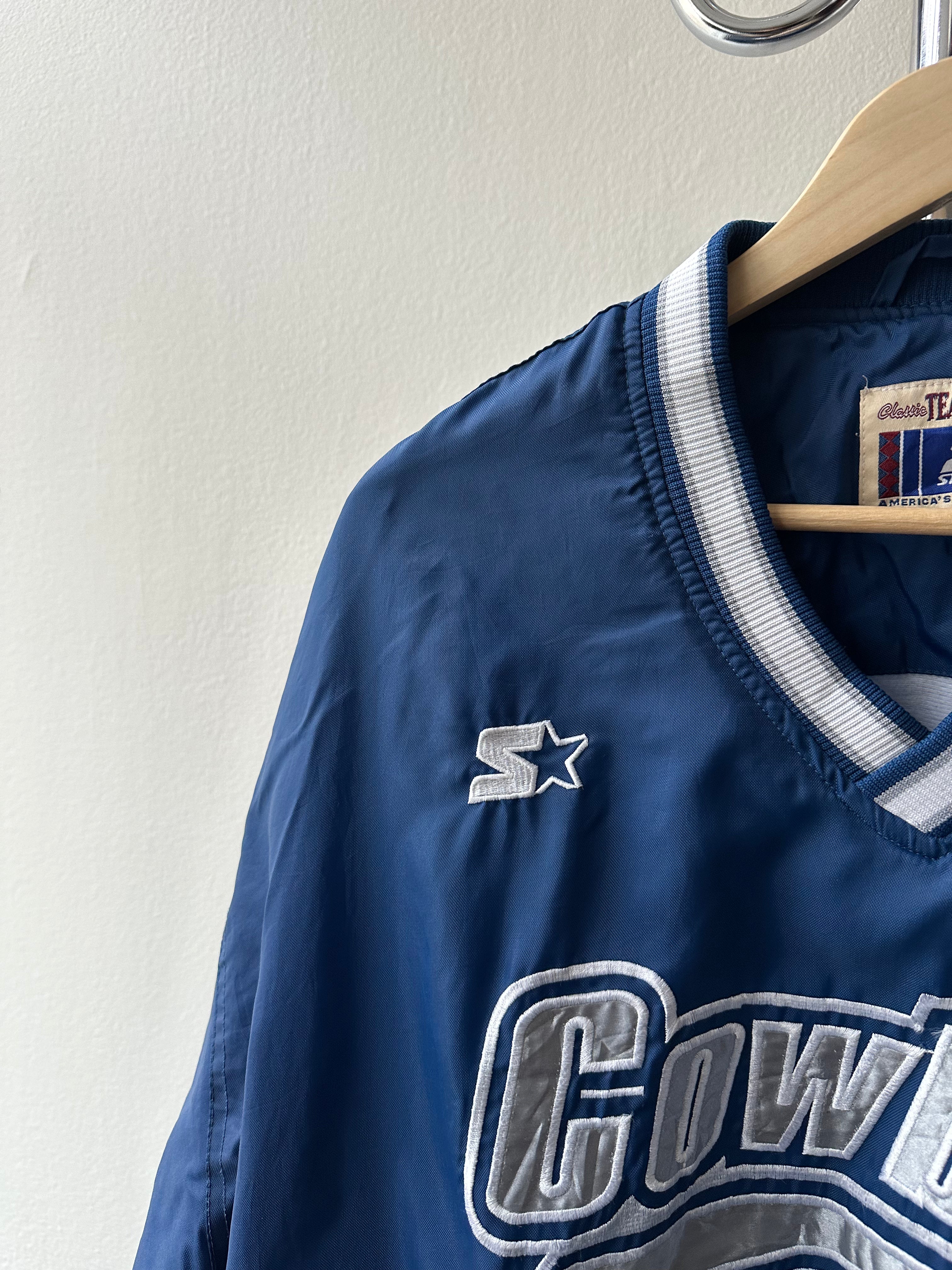 Vintage 1990s Dallas Cowboys Starter Pullover Jacket - size XL