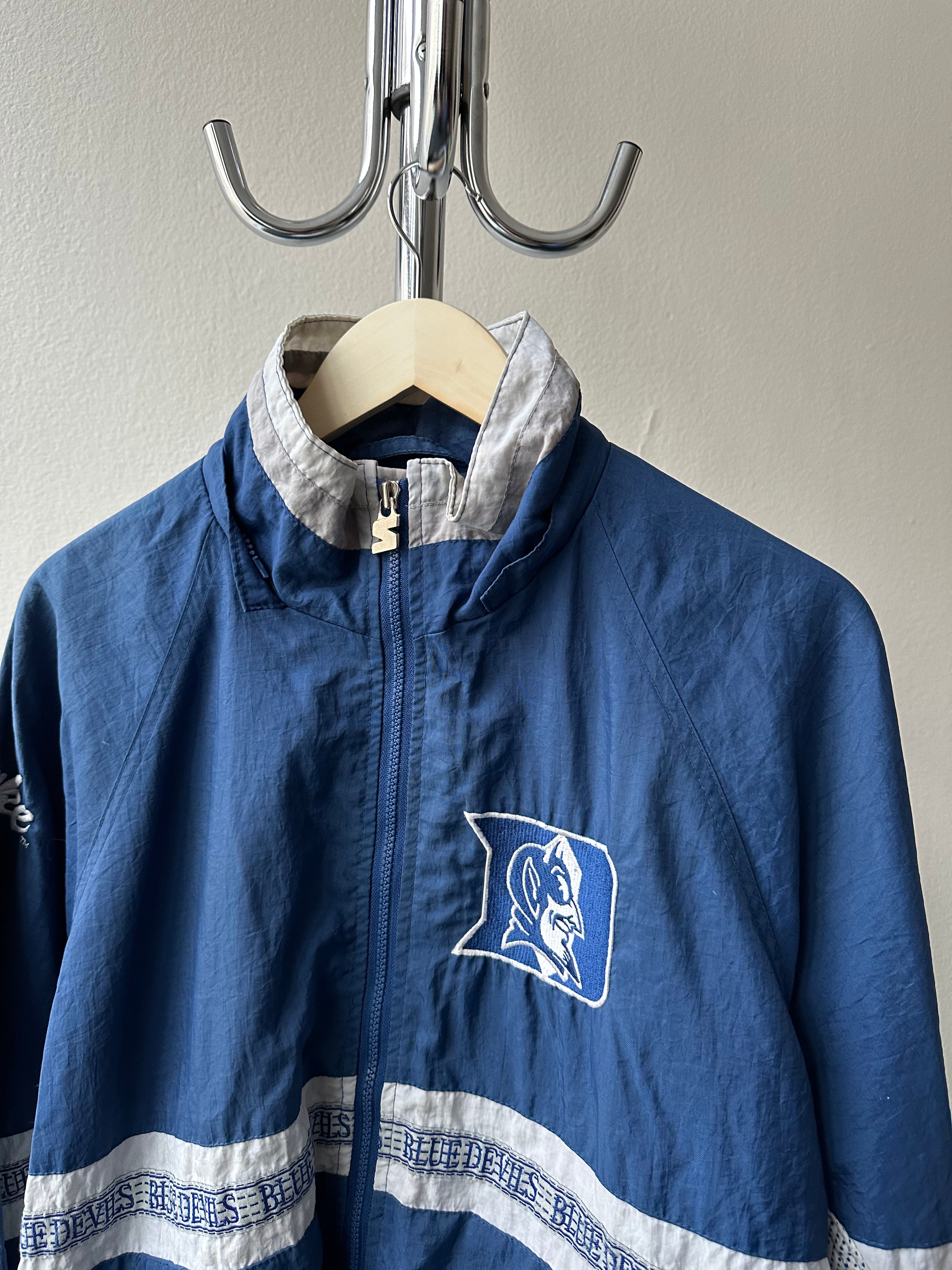 Vintage 1990s Blue Devils Starter Windbreaker Jacket - size L