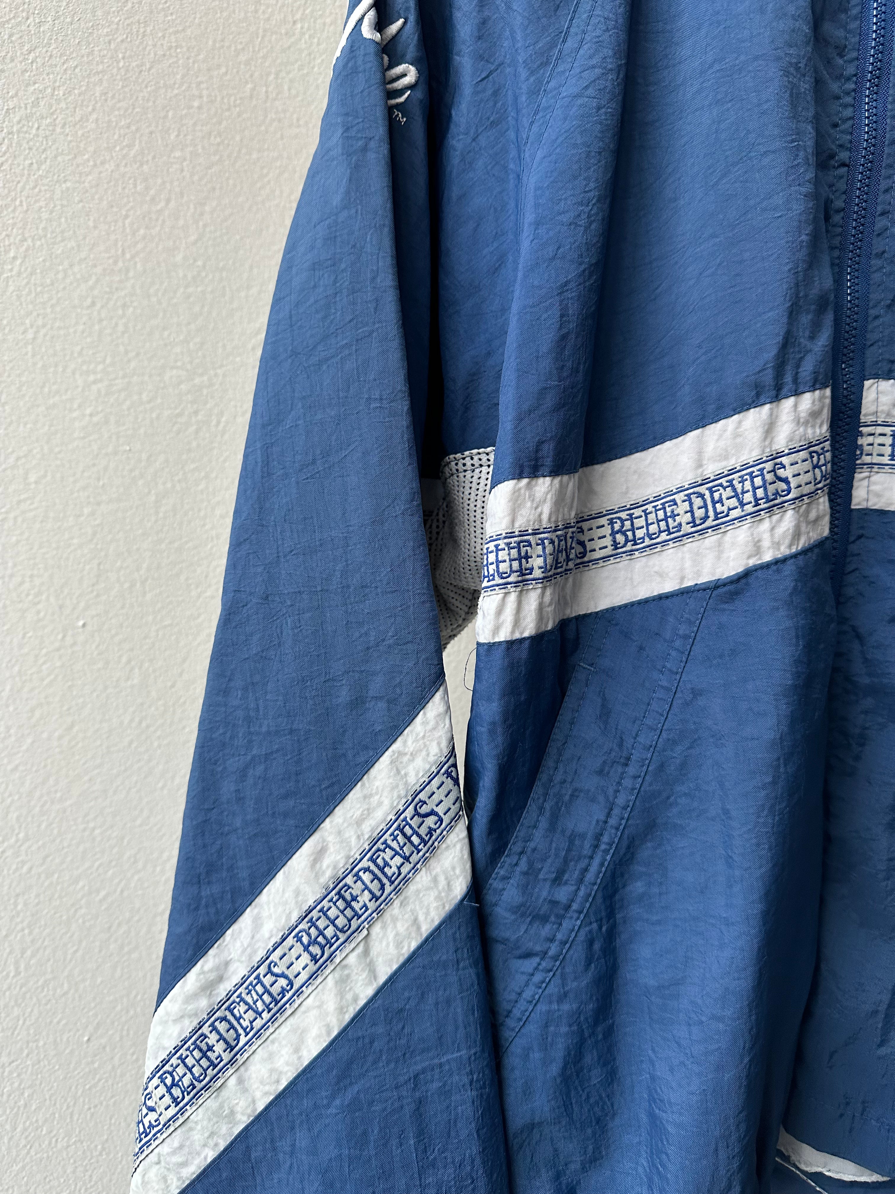 Vintage 1990s Blue Devils Starter Windbreaker Jacket - size L