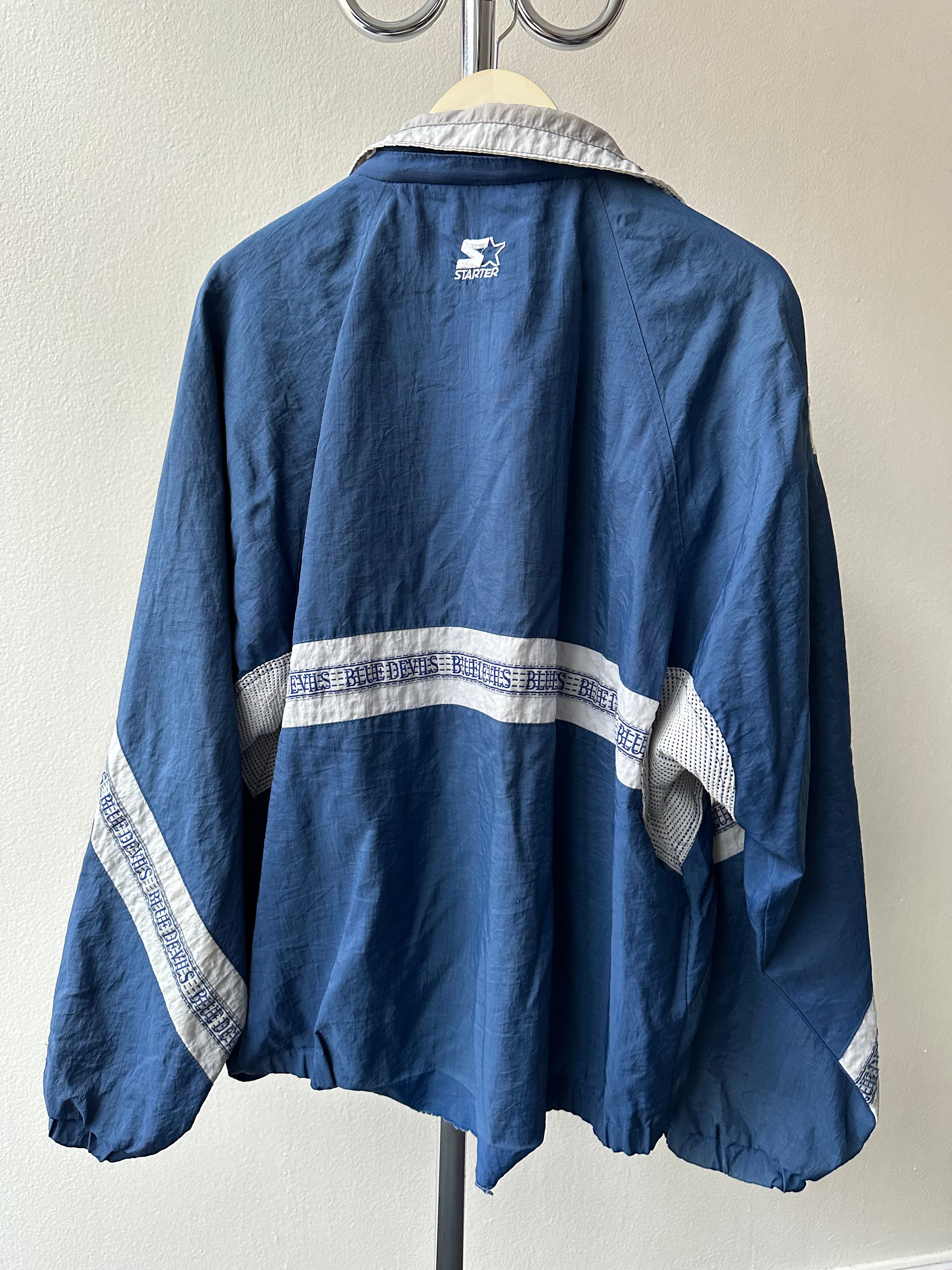 Vintage 1990s Blue Devils Starter Windbreaker Jacket - size L