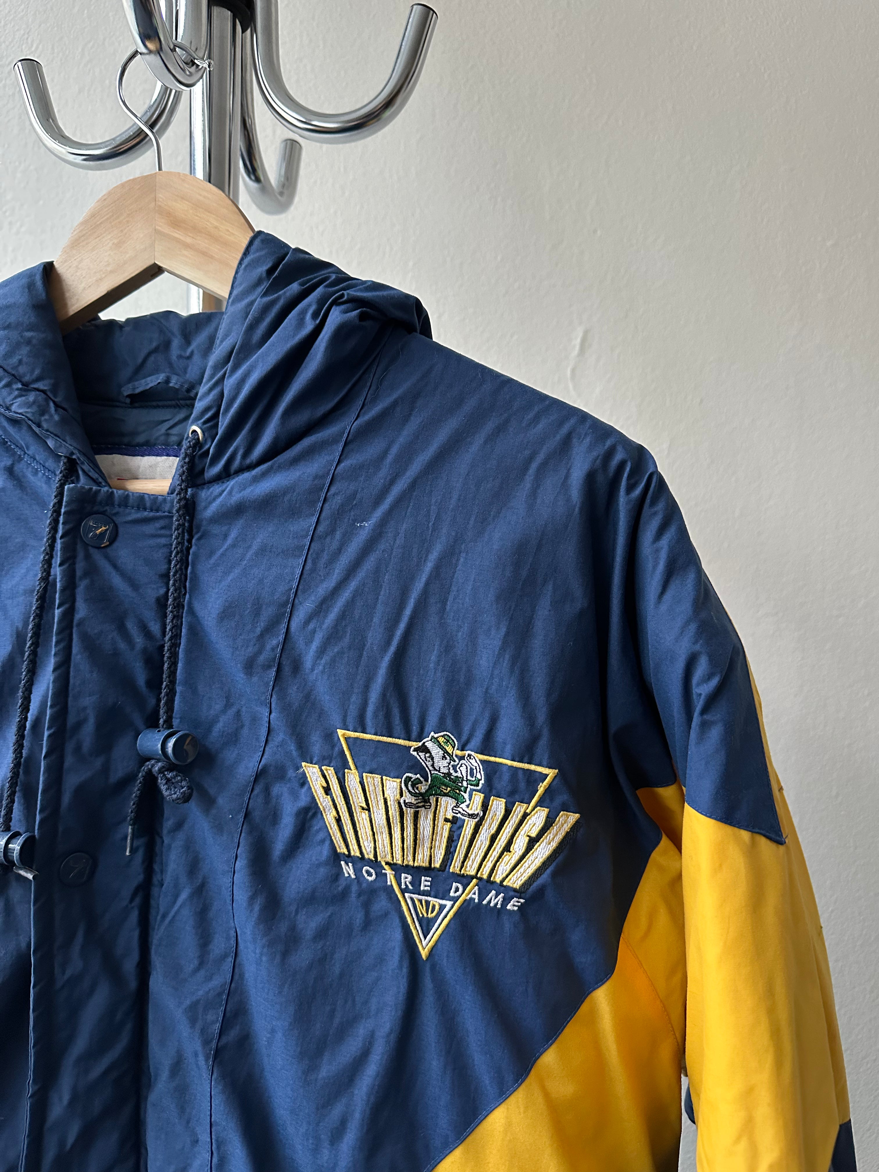 Vintage 1990s Fighting Irish Notre Dame Winter Jacket - size M