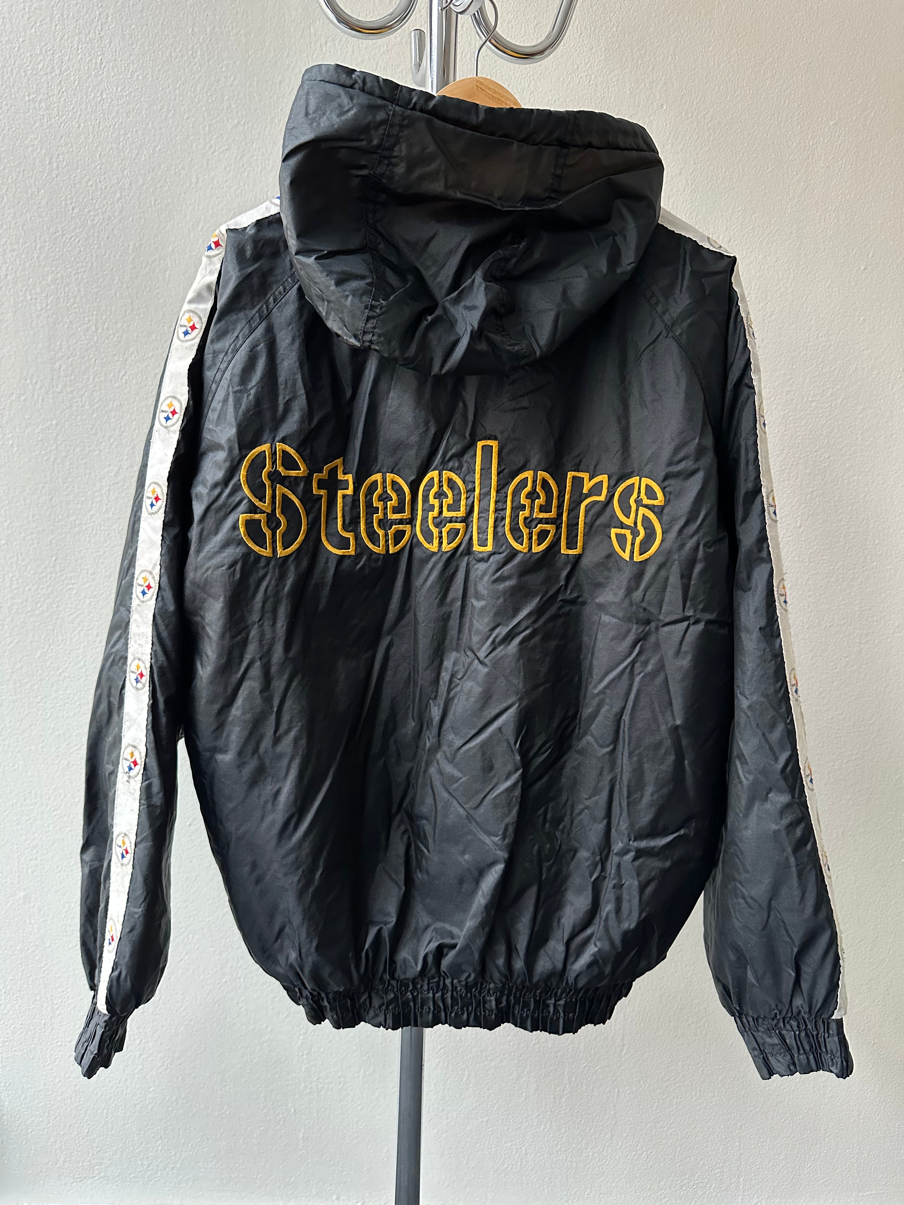 Vintage 1990s Steelers Puffer Jacket - size M