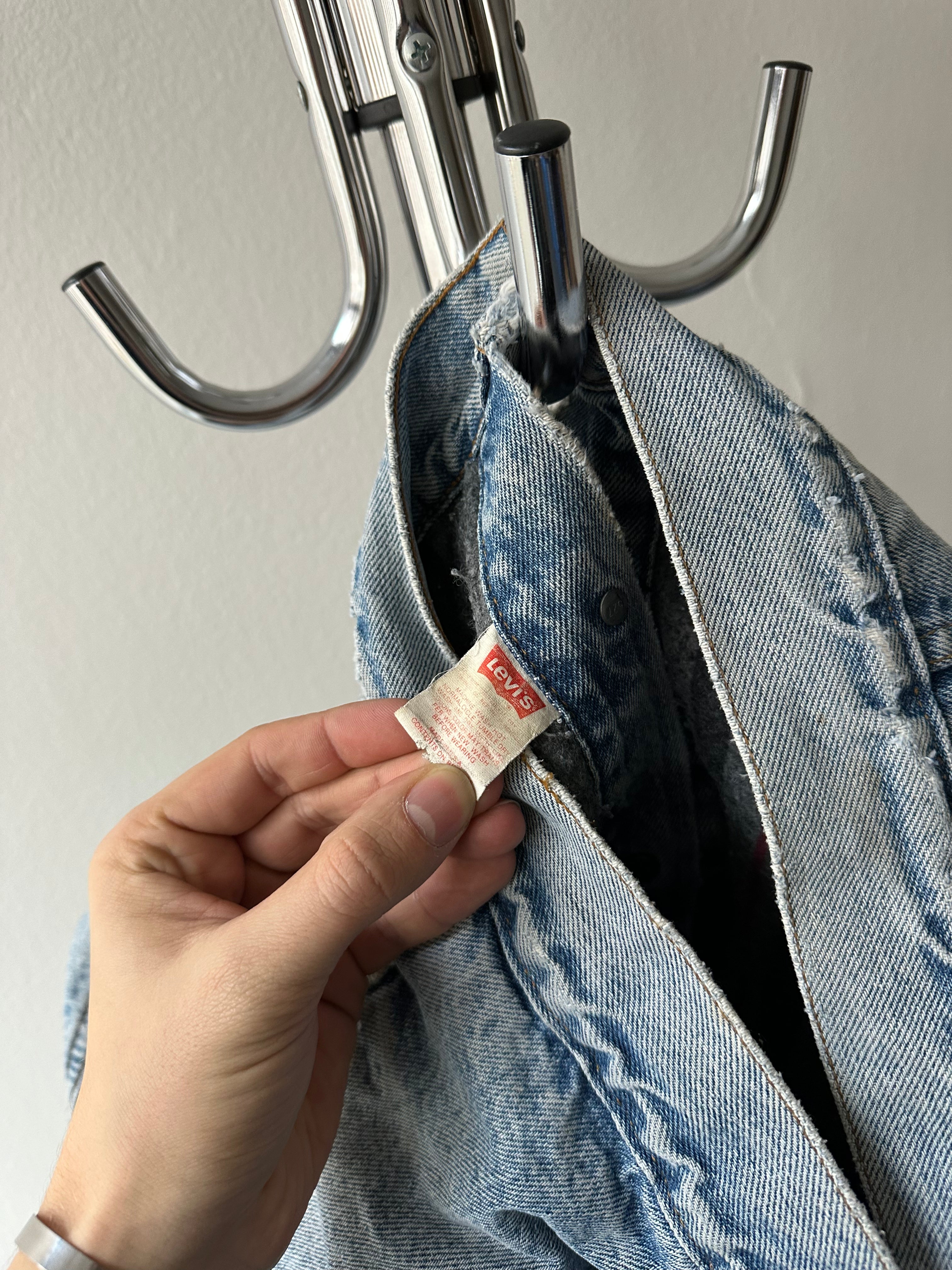 Vintage 1980s Levi’s Distressed Jacket - size XL