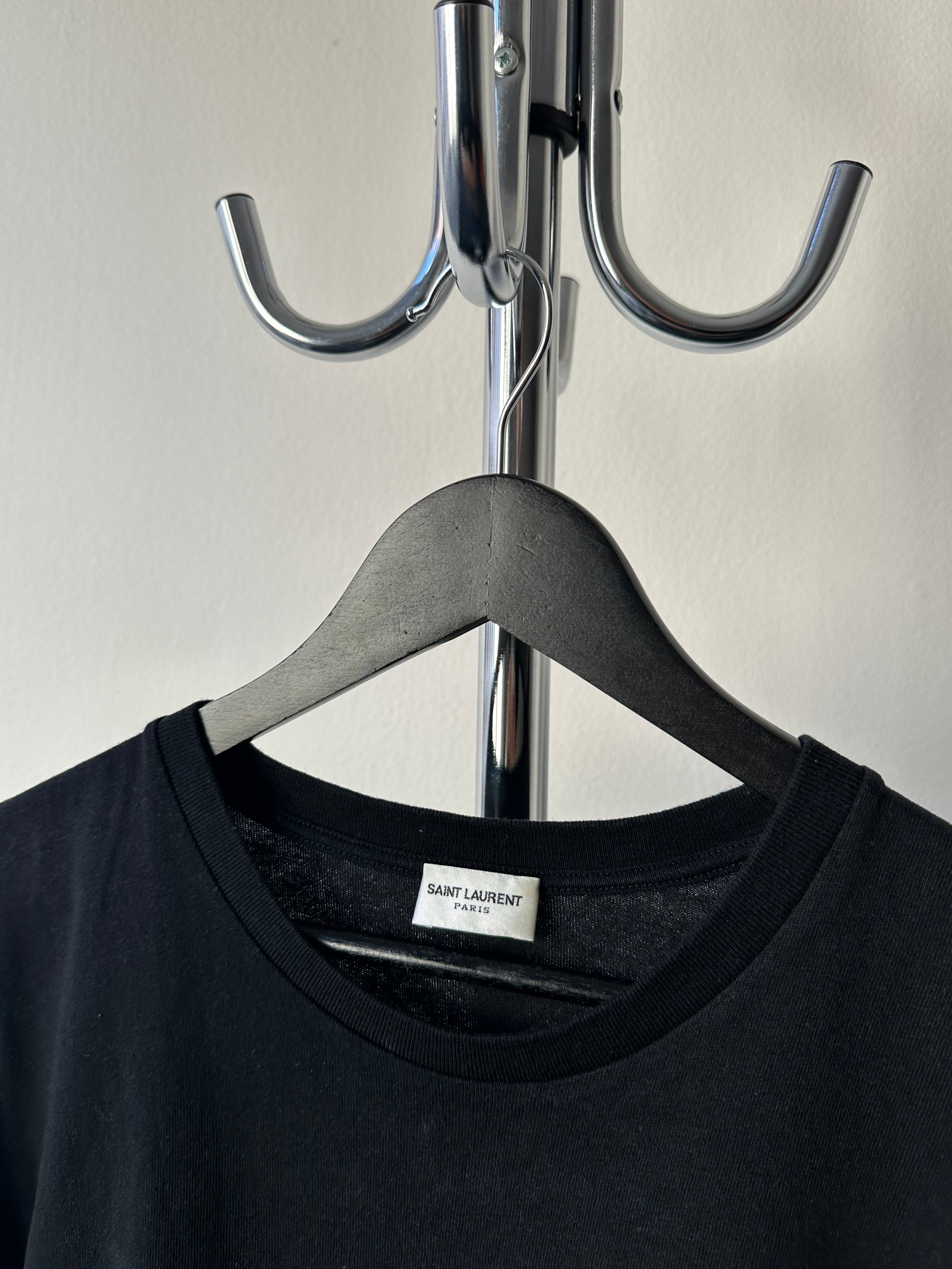 Saint Laurent "Optical Logo" T-shirt - size L