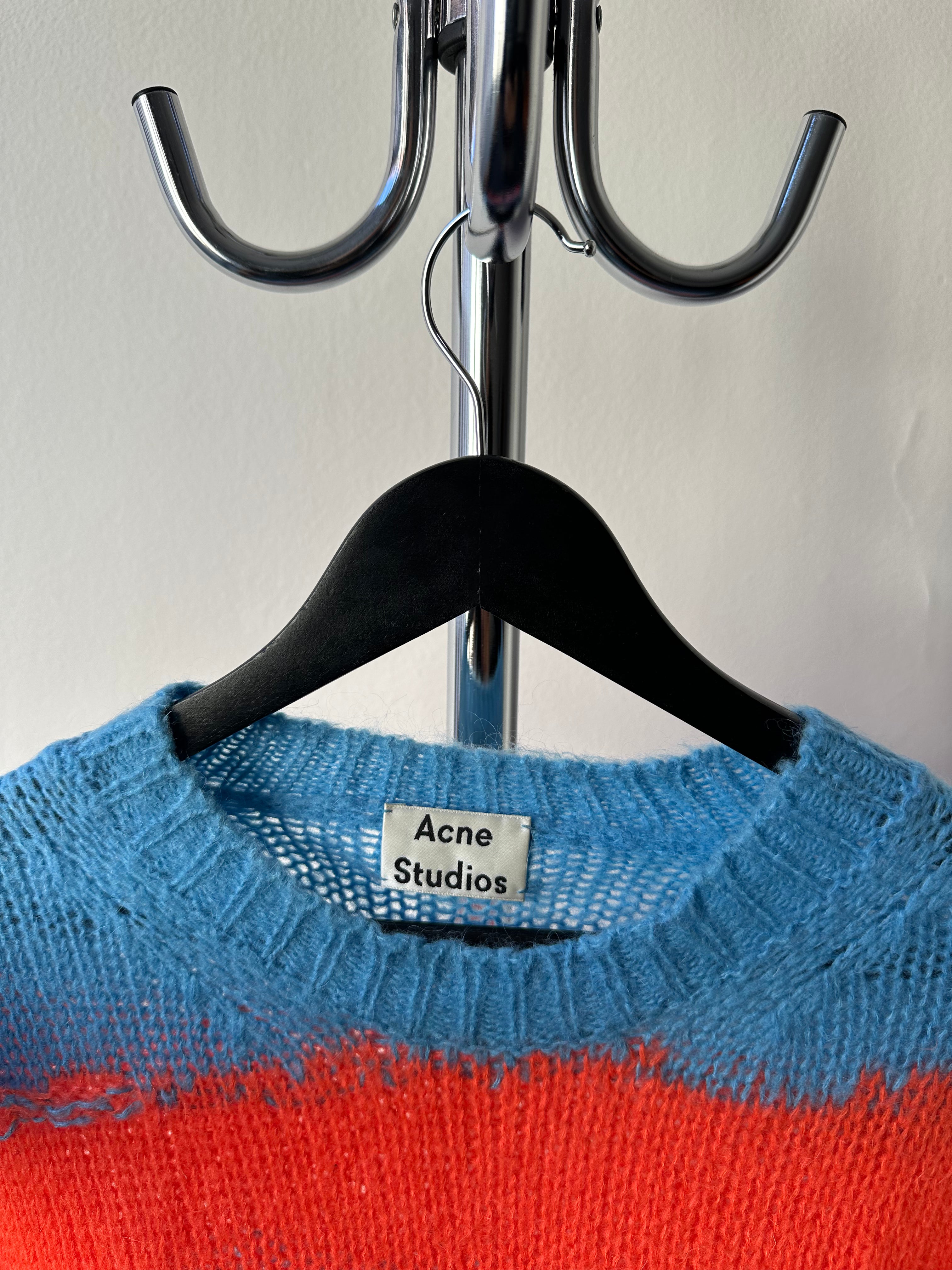 Acne Studios Distressed "Kurt Cobain" Striped Knit - size M/L