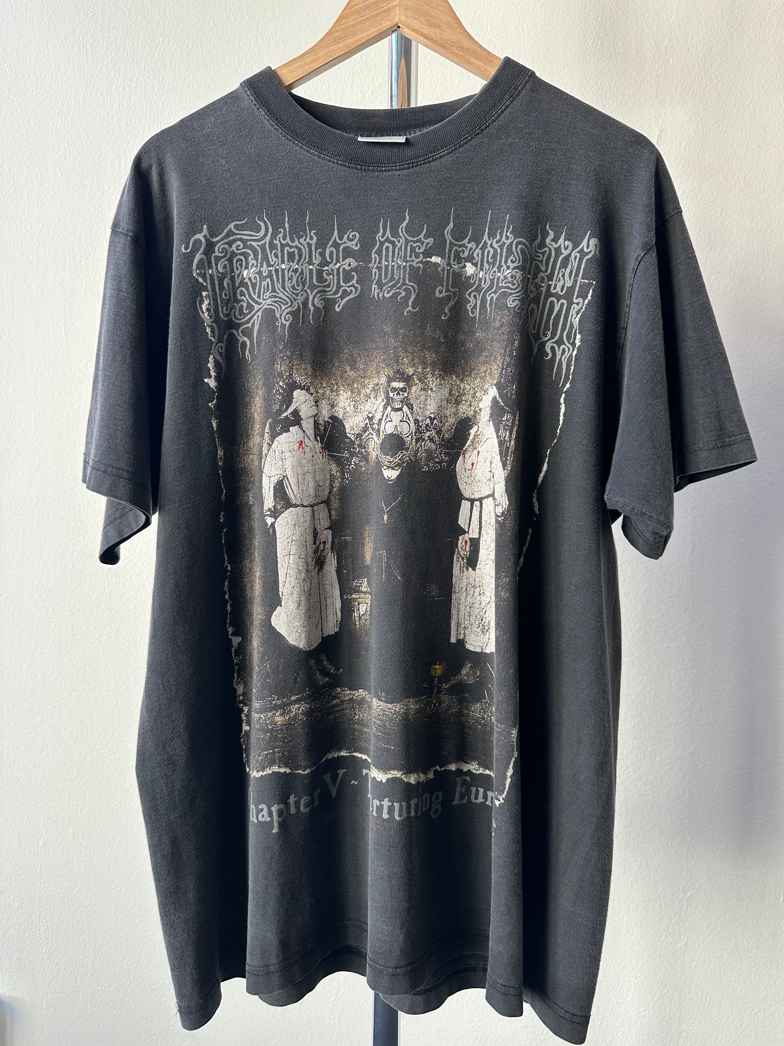 Vintage Cradle of Filth 1998 “Tourturing Europe” Tour T-shirt - size XL